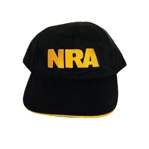 National Rifle Association NRA Embroidered American Flag Strapback Hat
